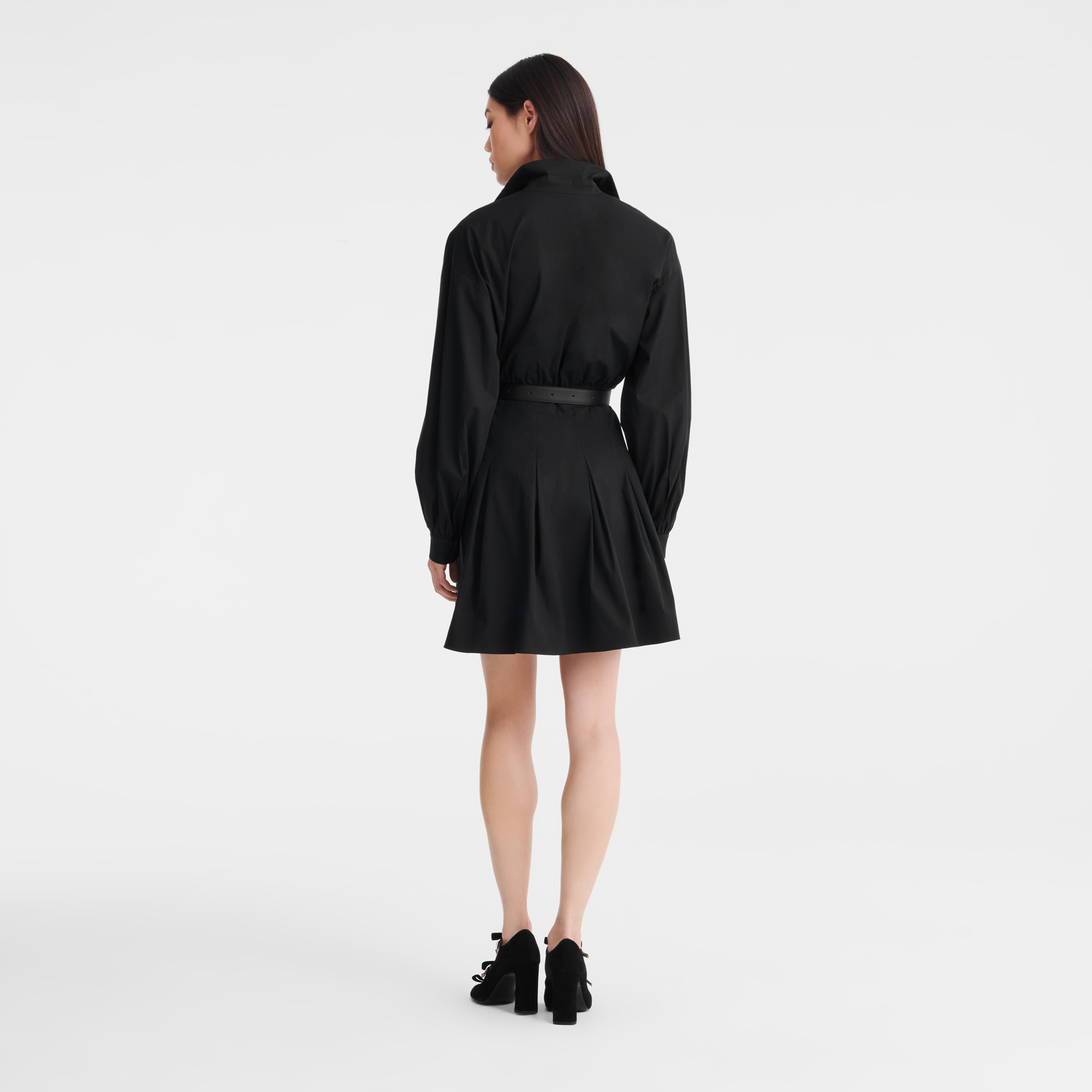 Dress Black - Popelin - 3
