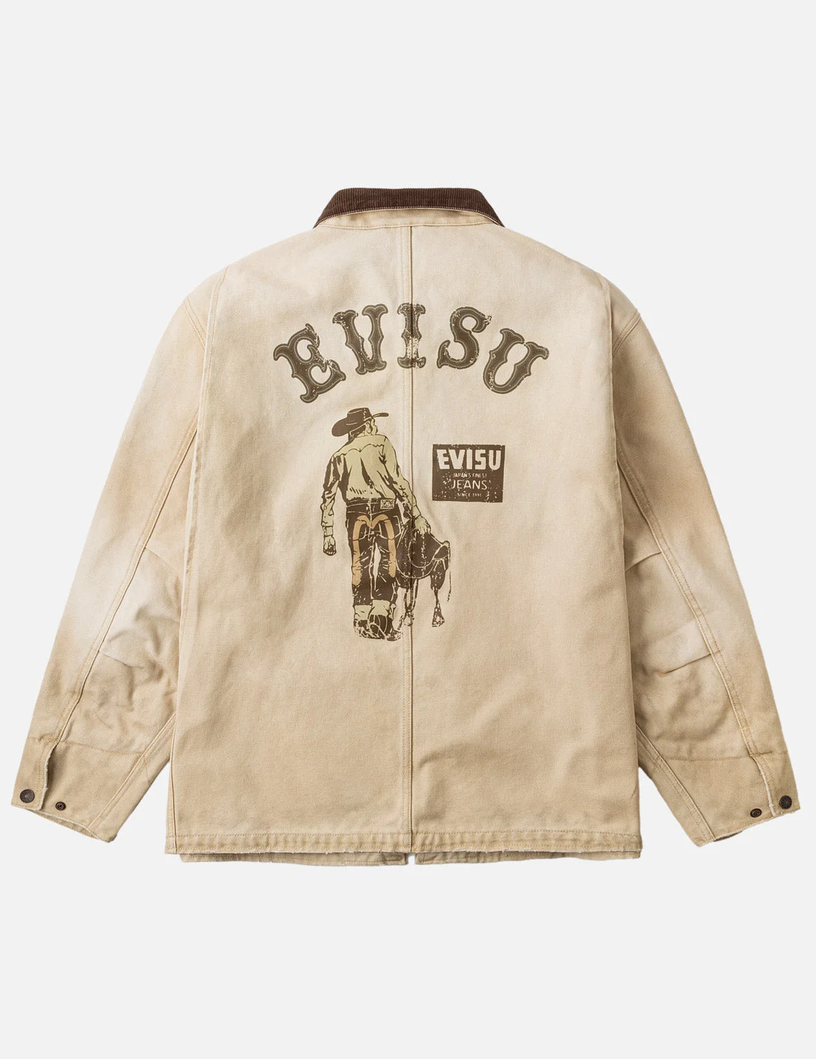 Seagull Multi-Pocket Vintage Canvas Coverall Jacket - 1