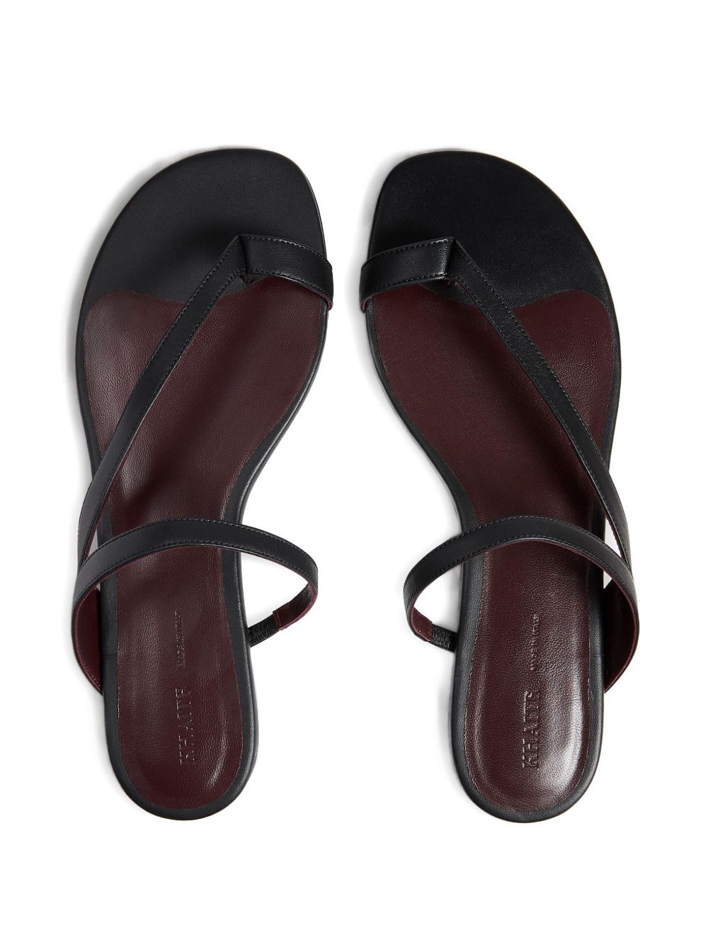 Aimee leather flat sandals - 3