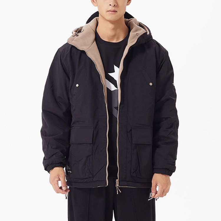 New Balance Logo Reversible Jacket 'Black' AMJ23317-BK - 4