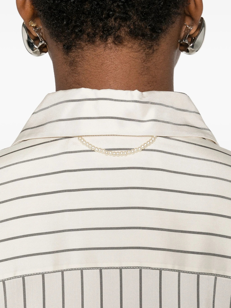 Carven Carven Striped Silk Shirt outlook