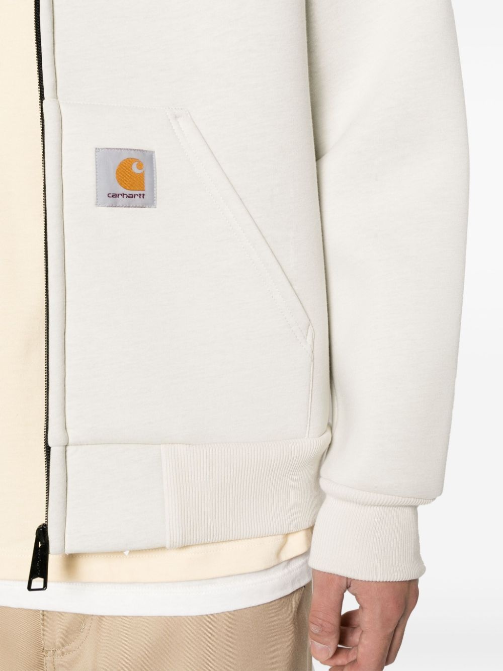 Car-Lux logo-patch jacket - 5