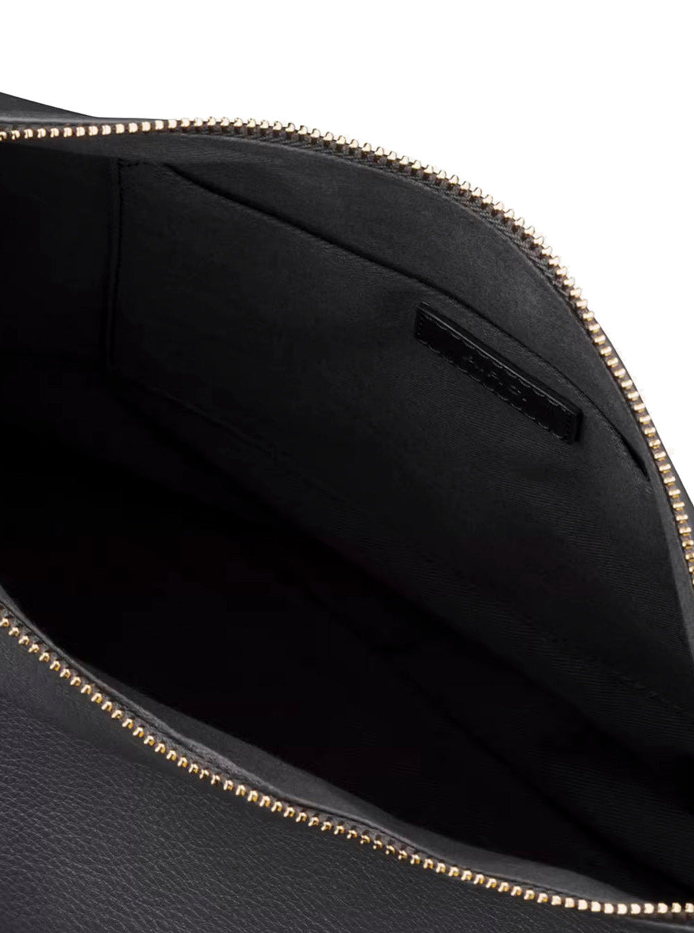 A.P.C. Women 'Vera' Black Shoulder Bag With Embossed Logo Lettering On The Front And Adjustable Shou - 4