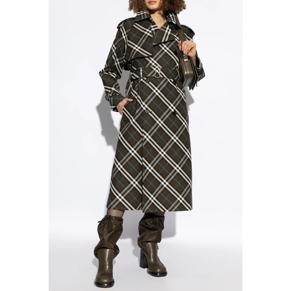 Burberry CHECK PATTERN TRENCH COAT | miinto | REVERSIBLE