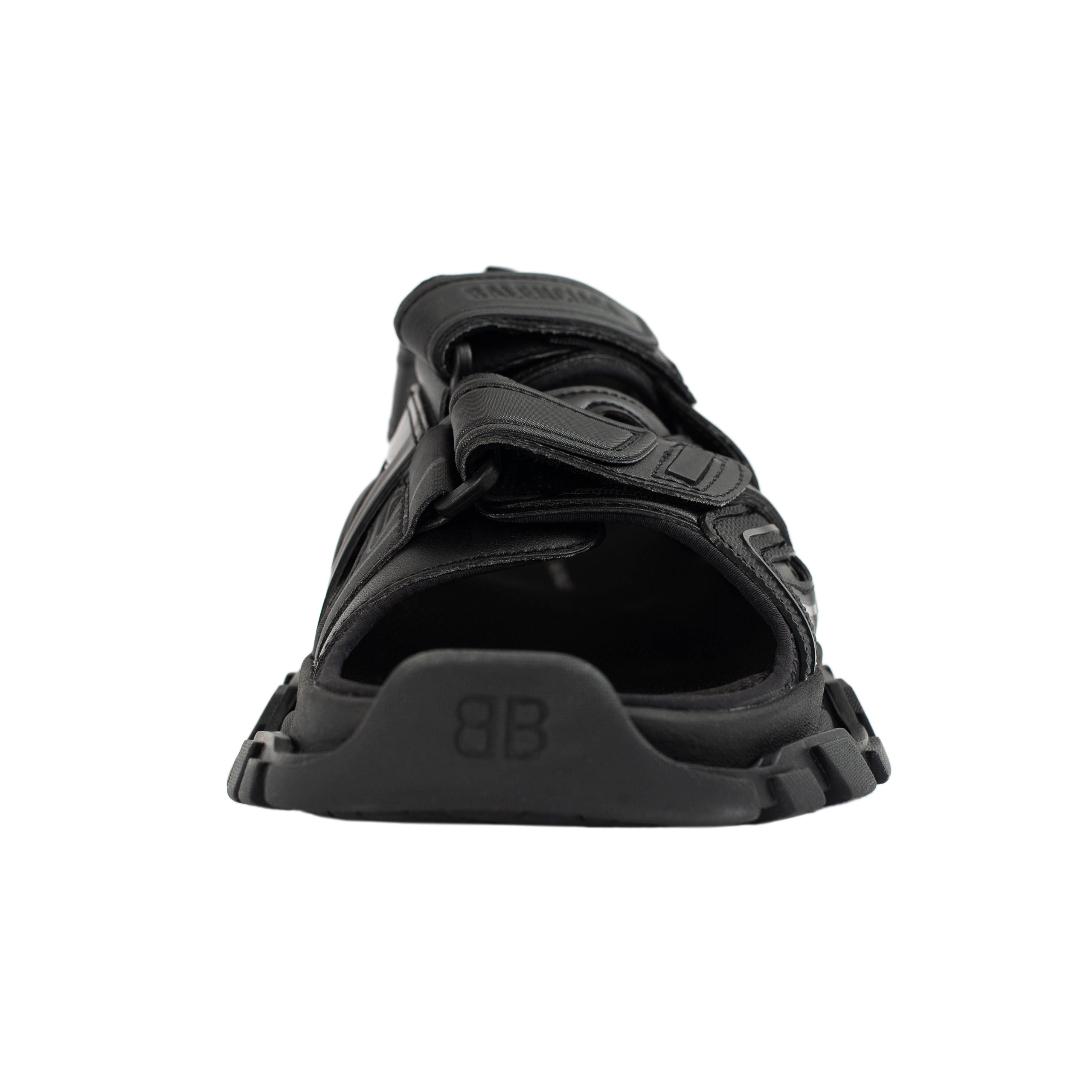 TRACK BLACK SANDALS - 4