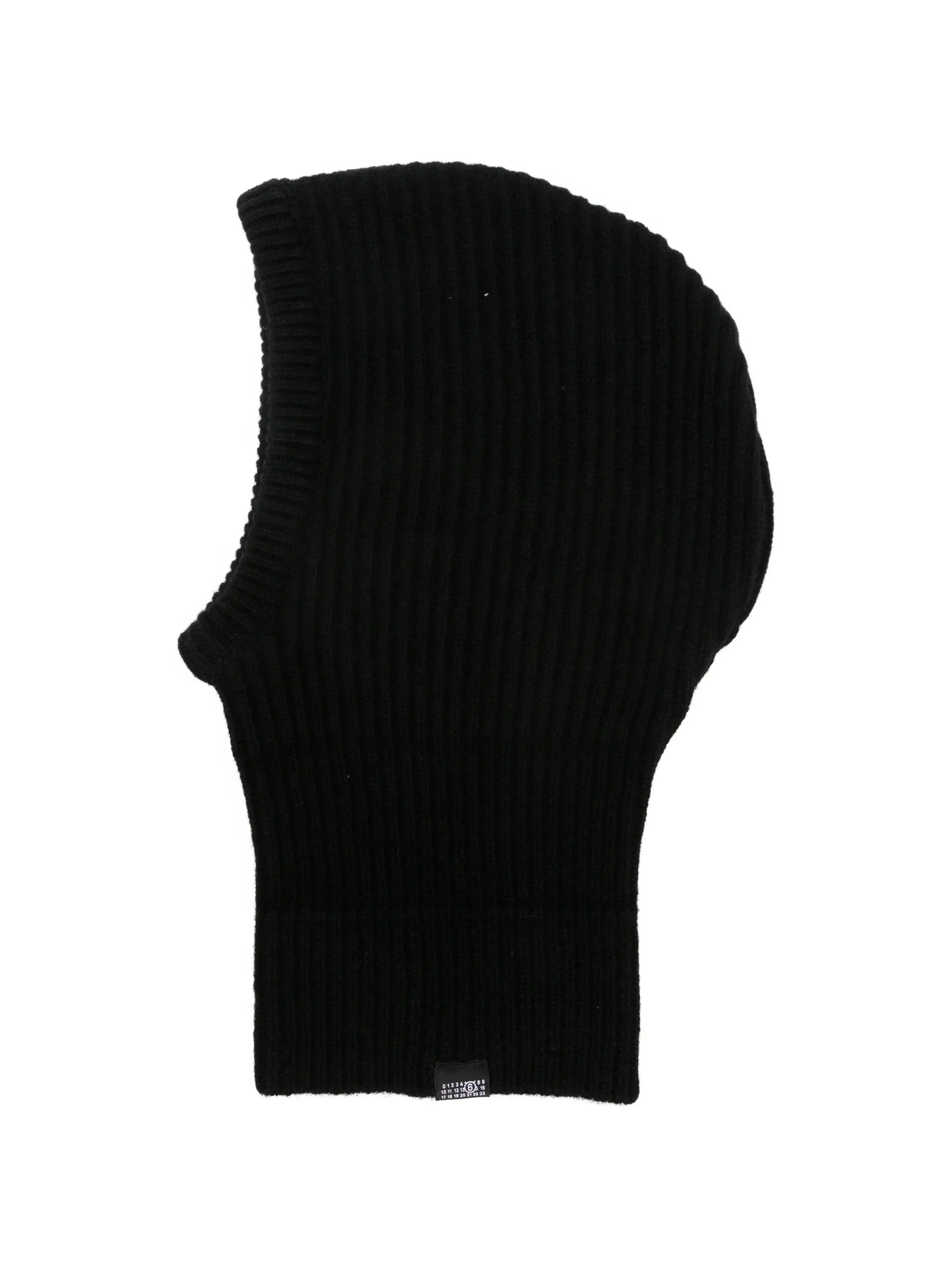 Mm6 Maison Margiela Ribbed-knit Balaclava - 1