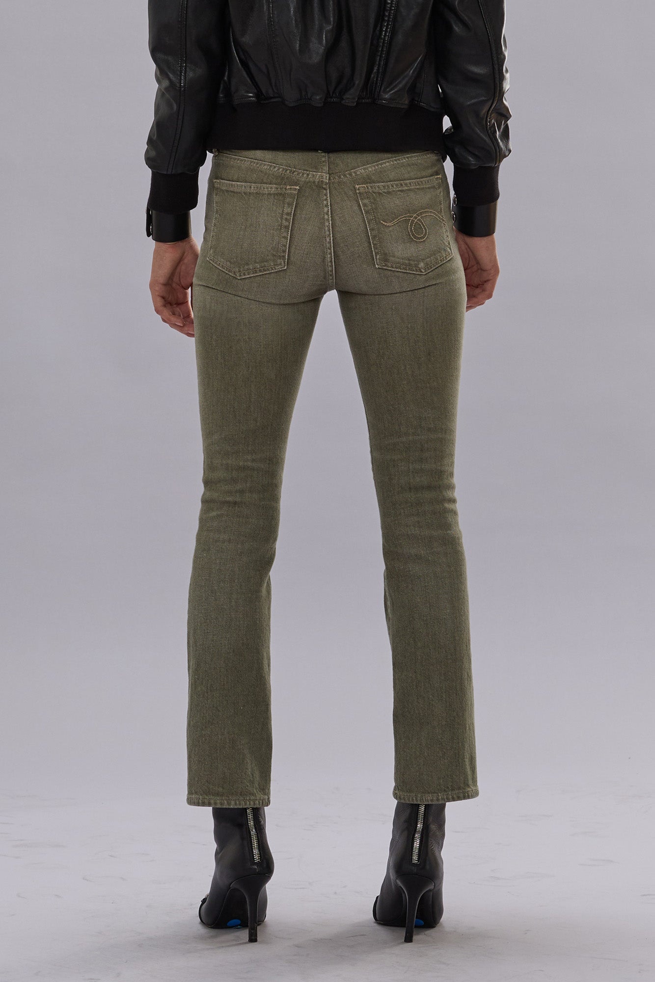 KICK FIT - ARMY GREEN STRETCH - 3