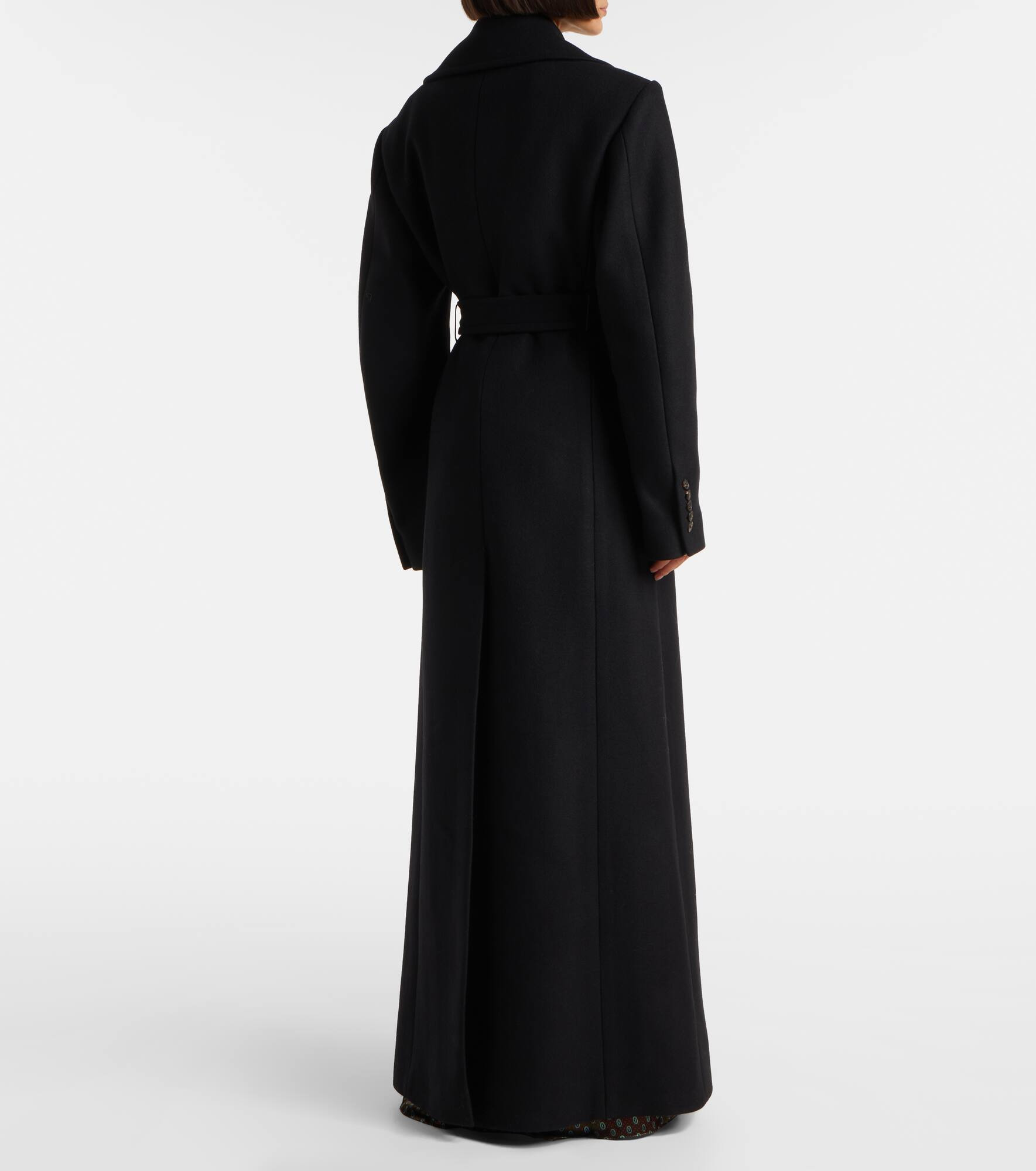 Wool-blend twill coat - 3