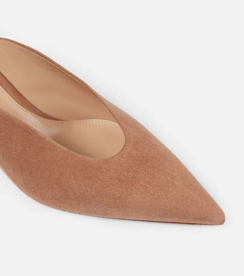 Suede mules 6
