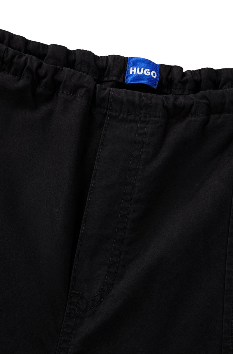 OVERSIZE-FIT PARACHUTE TROUSERS IN COTTON POPLIN 6