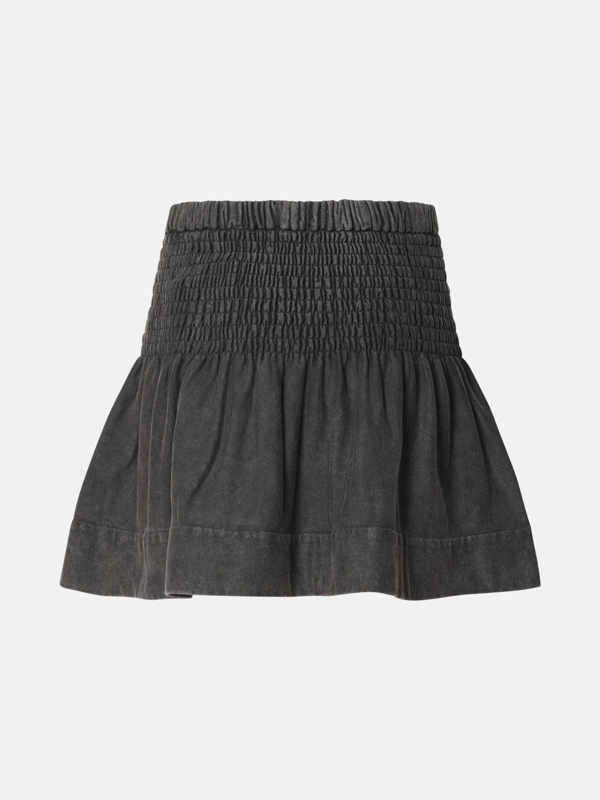 'PACIFICA' GREY COTTON SKIRT - 3