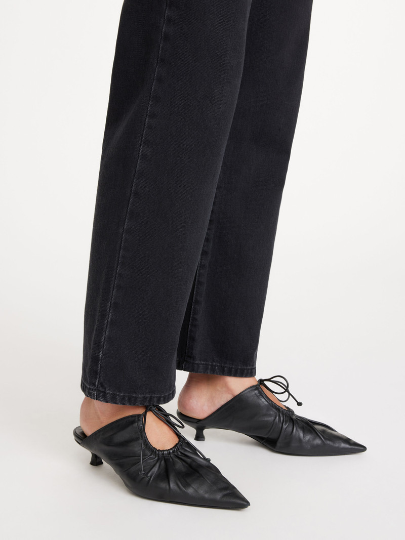 BY MALENE BIRGER Masey leather mules outlook