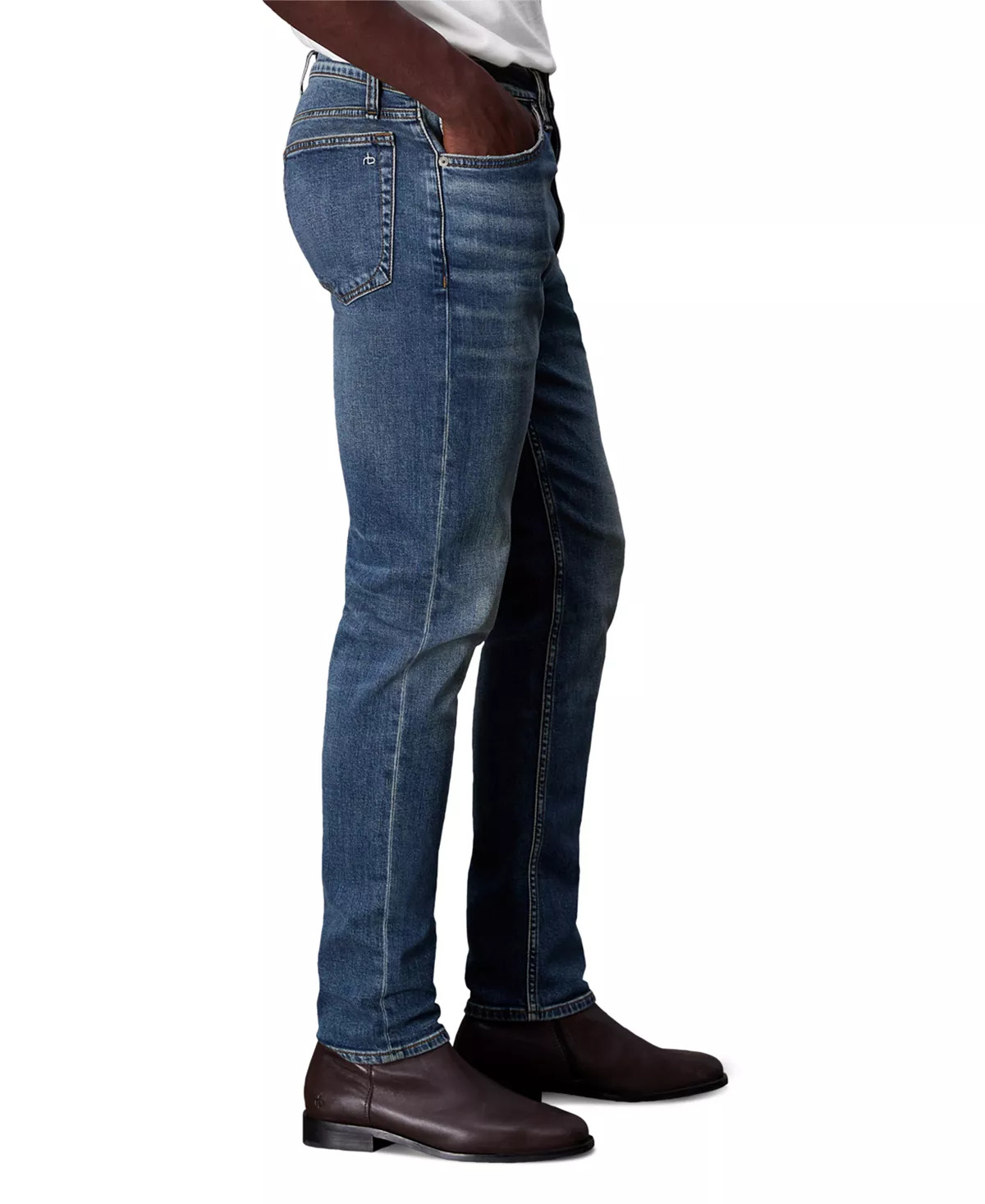 Fit 2 Authentic Stretch Slim Fit Jeans - 4