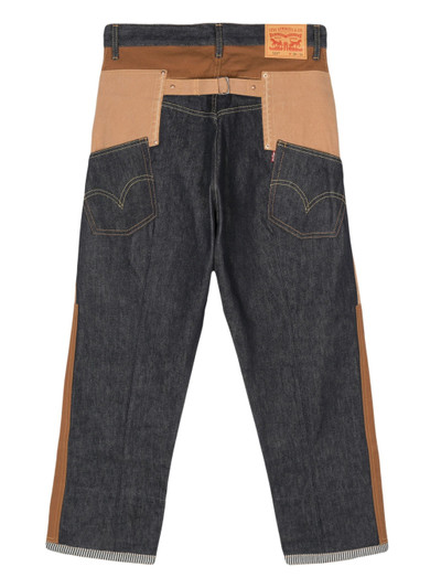 Junya Watanabe MAN xLevis patchwork jeans outlook