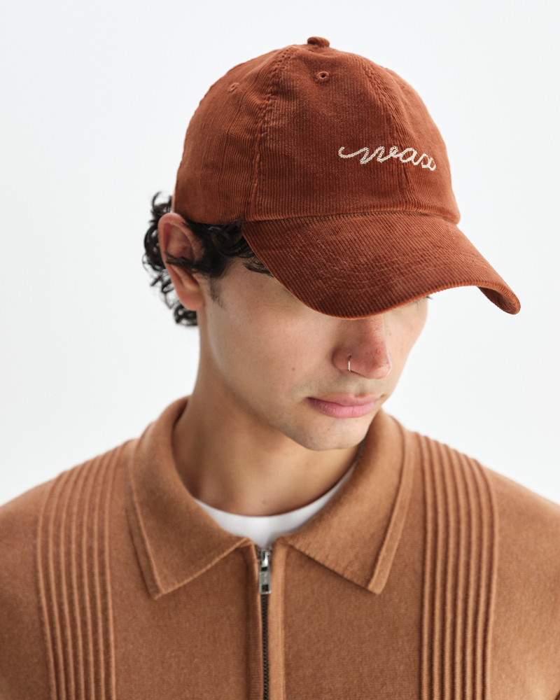 Wax London Spencer - Tan Corduroy Sports Cap outlook