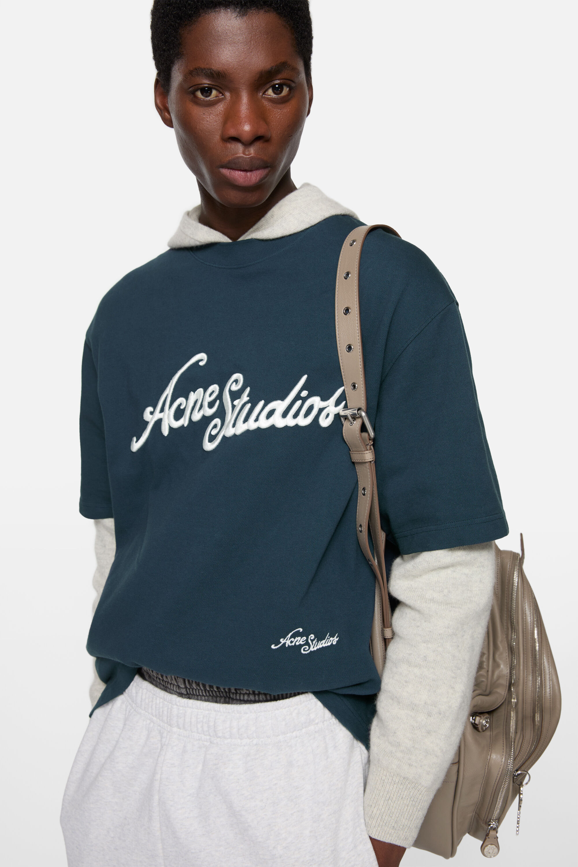 Logo t-shirt - Relaxed fit - Deep blue - 4