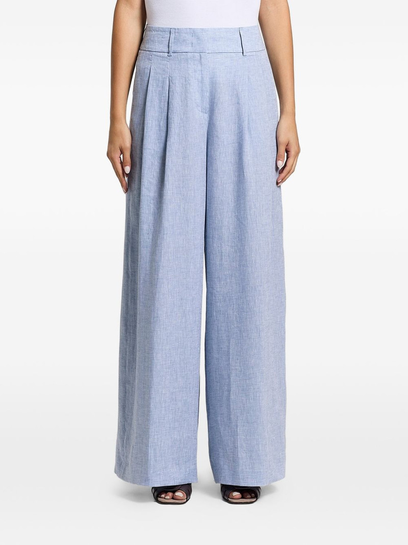 pleated palazzo pants 1