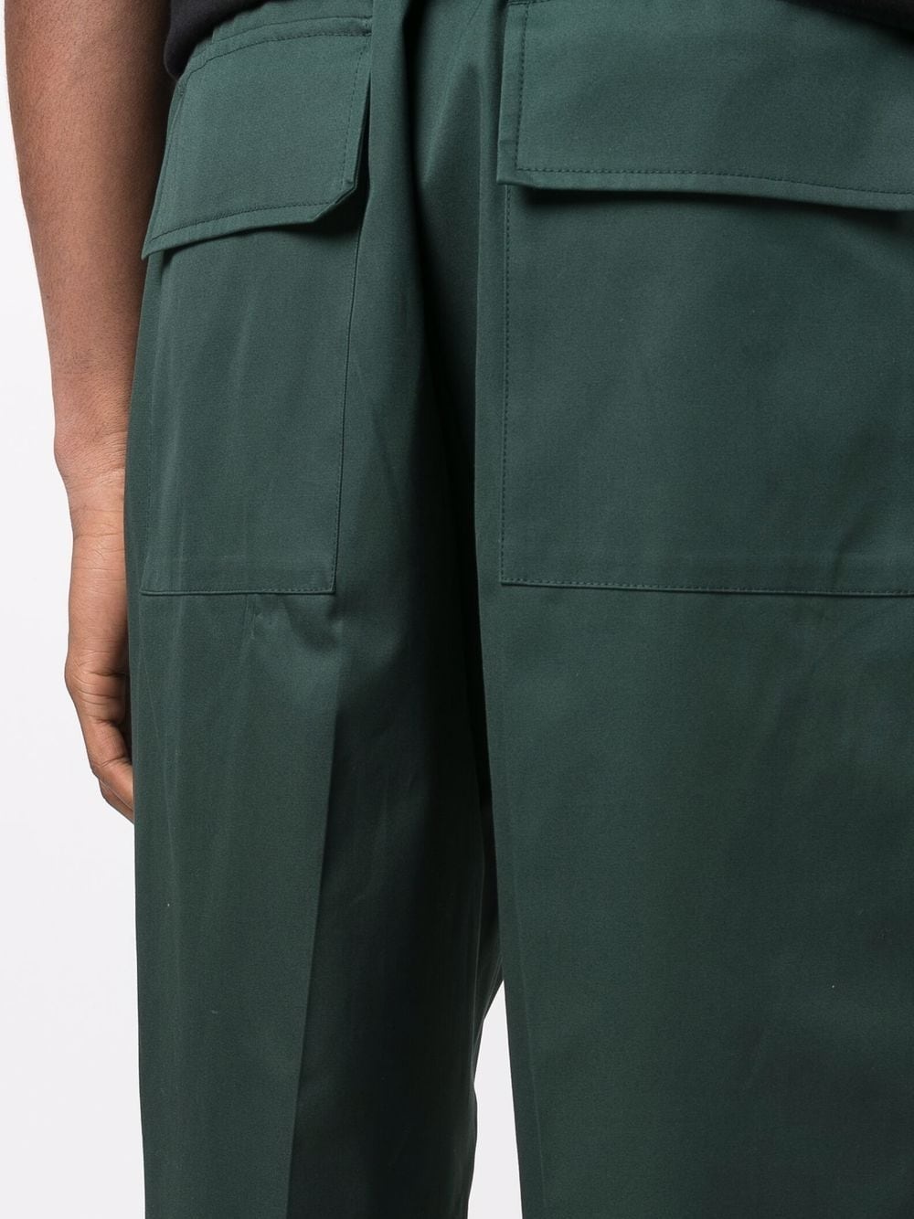 elasticated relaxed-fit trousers - 5