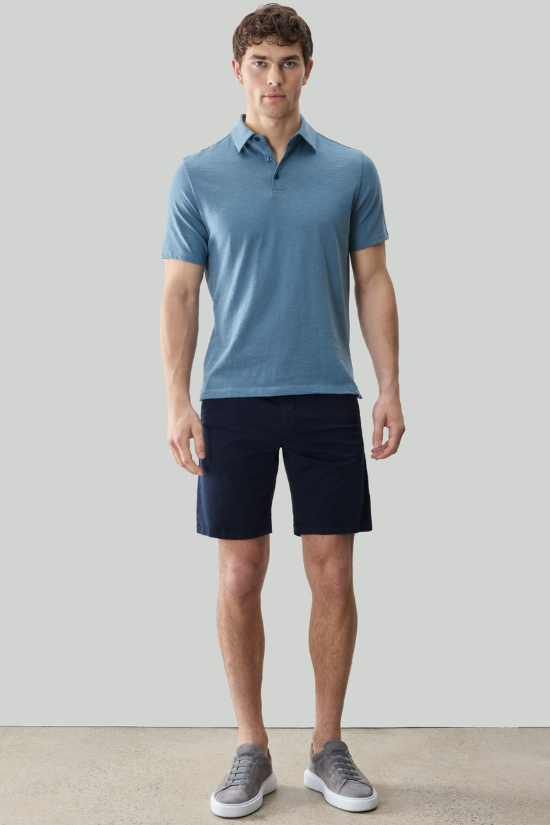 ROBERT BARAKETT Brightwood Short Sleeve Slub Polo outlook