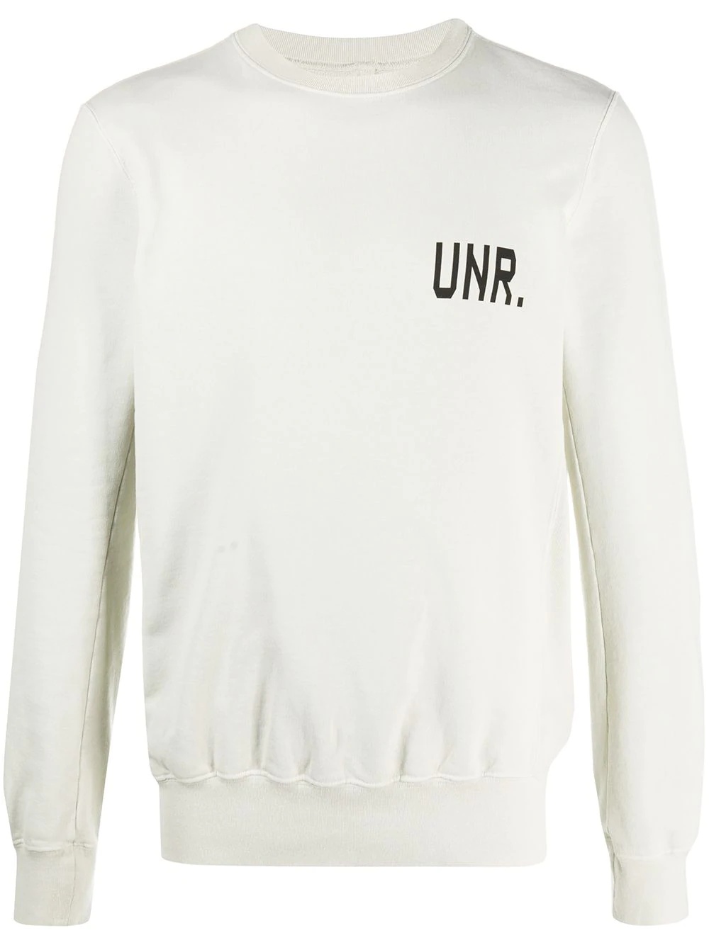 logo print sweatshirt - 1