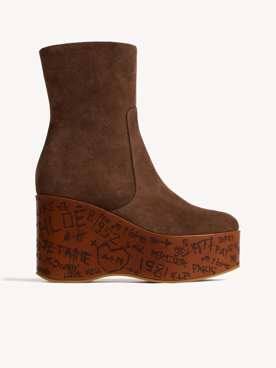 MAXIME WEDGE ANKLE BOOT - 1