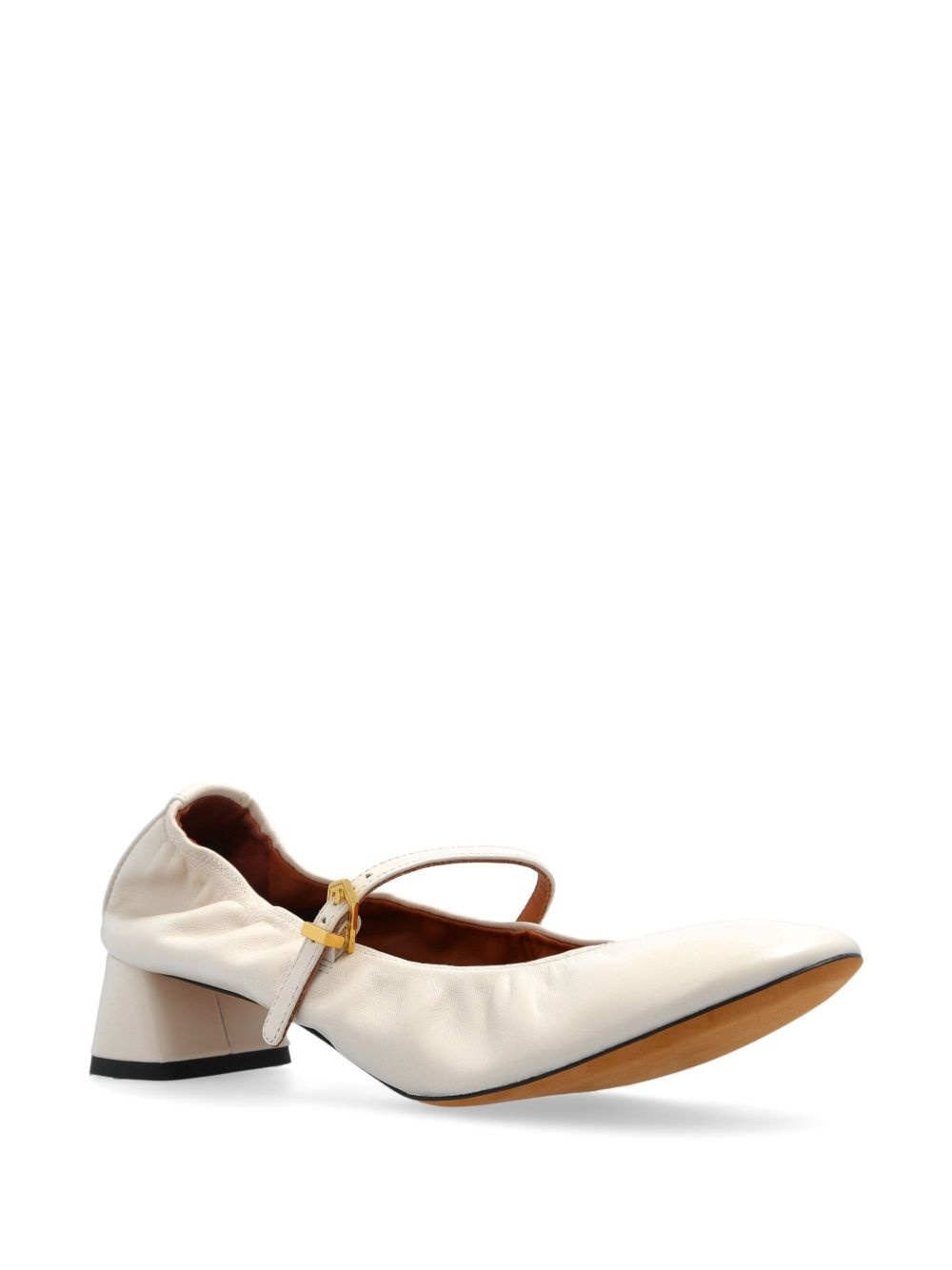 40mm leather pumps - 2