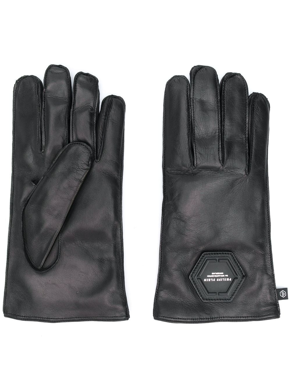 logo plaque gloves - 1