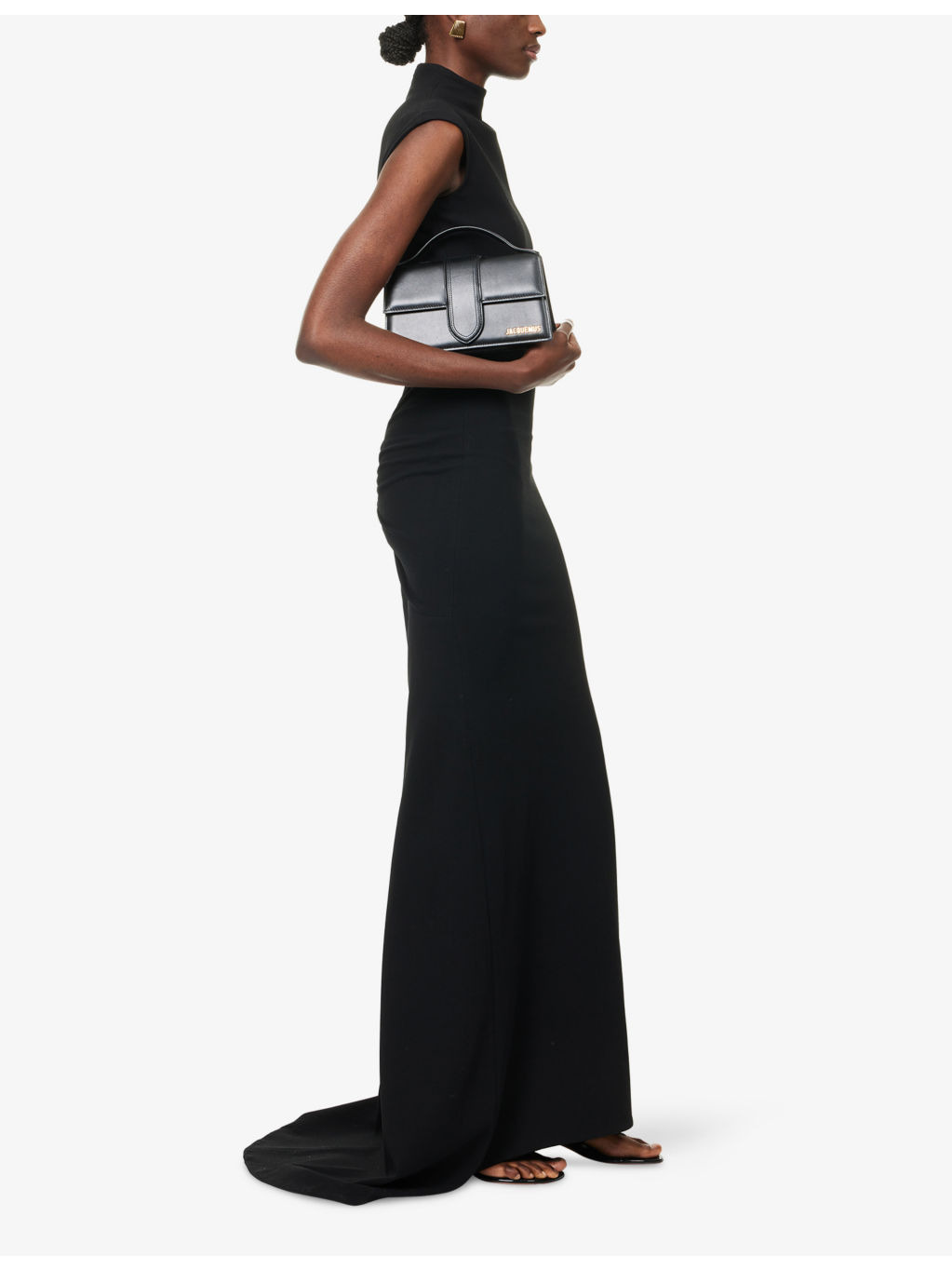 La Robe Alba Cap-Sleeves Stretch-Woven Maxi Dress - 2