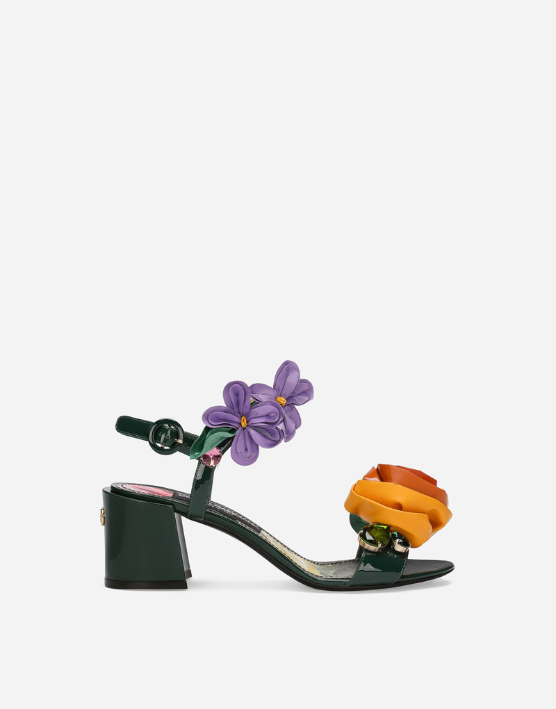 Patent leather sandals 1