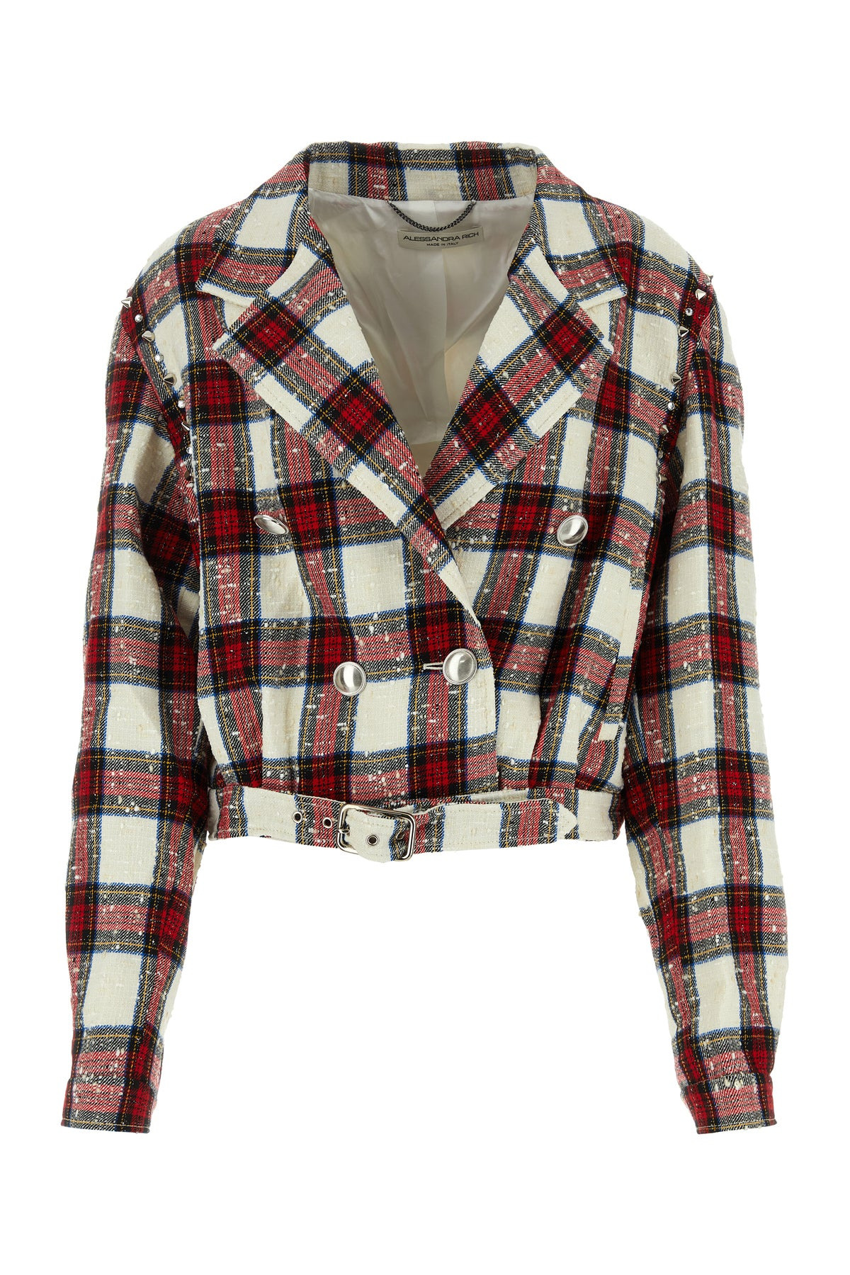 Embroidered tweed blazer - 1