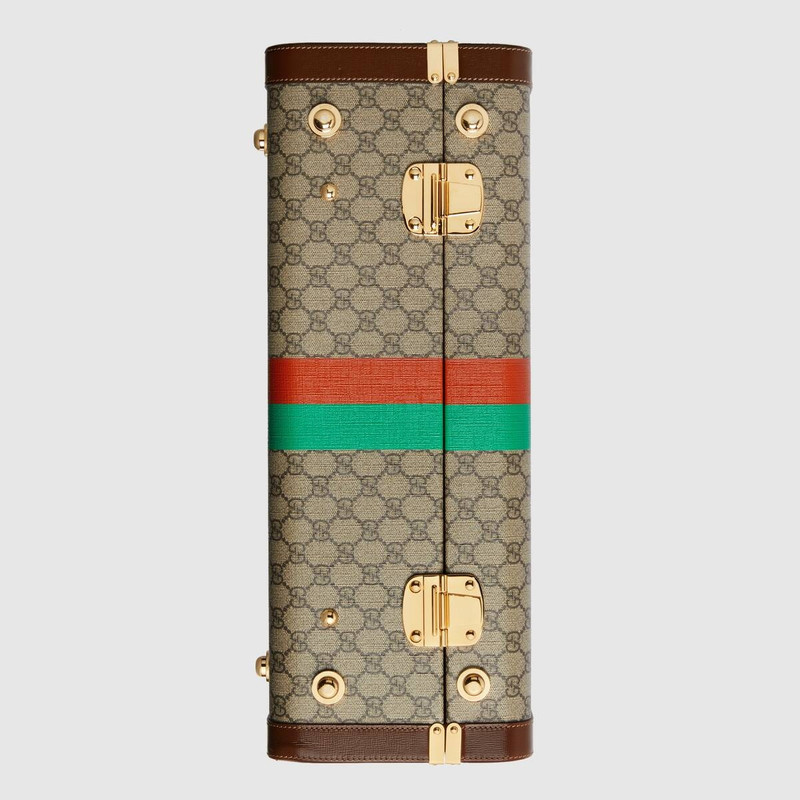 'Fake/Not' print medium suitcase 8