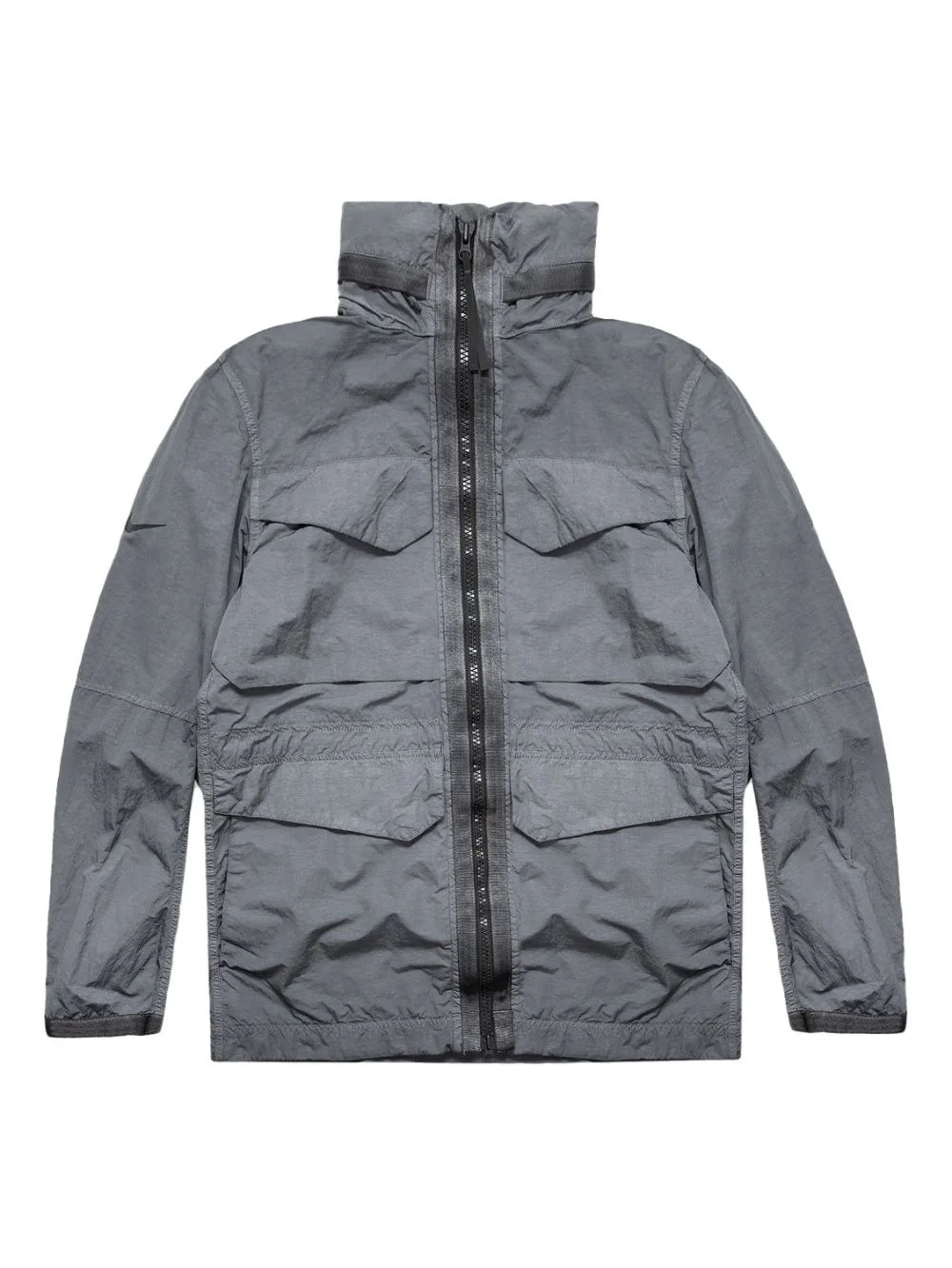 Men's Sportswear Tech Pack High Density M65 Zipper Jacket "Dark Grey - Black" - 1