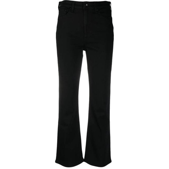 Black skinny crop jeans - 1