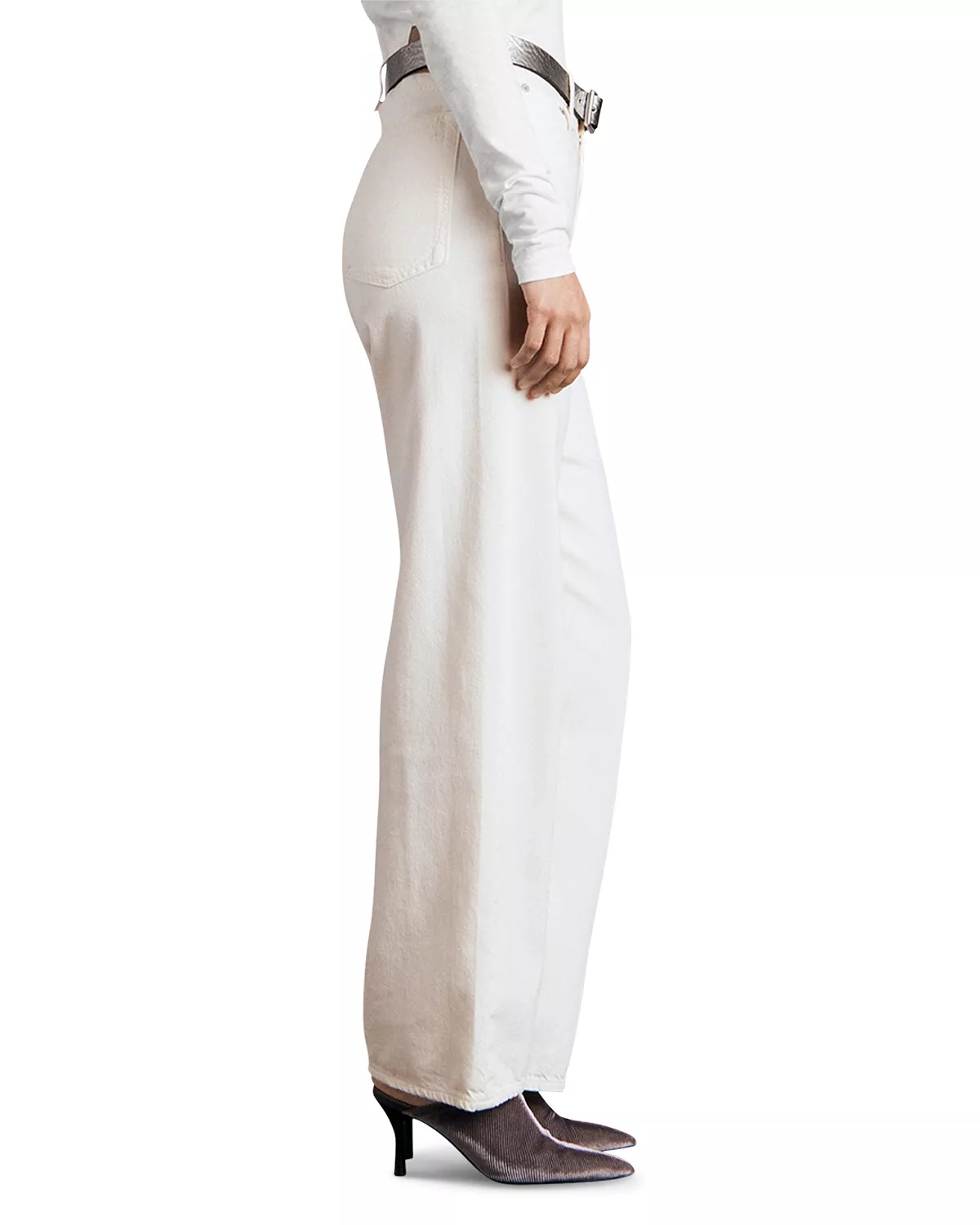 Logan Featherweight Mid Rise Wide Leg Jeans - 3