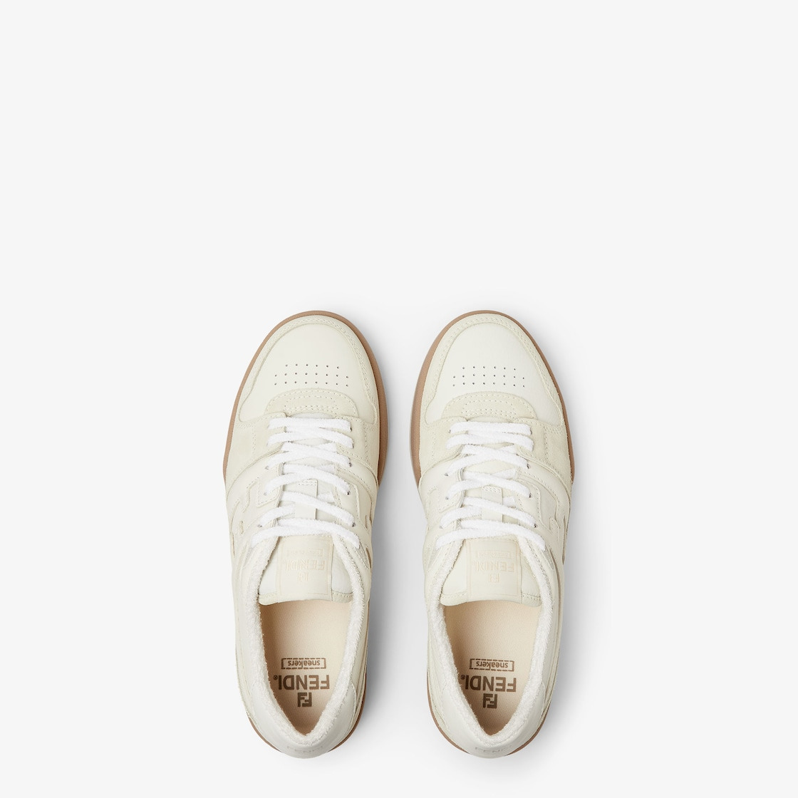 White suede low tops - 4