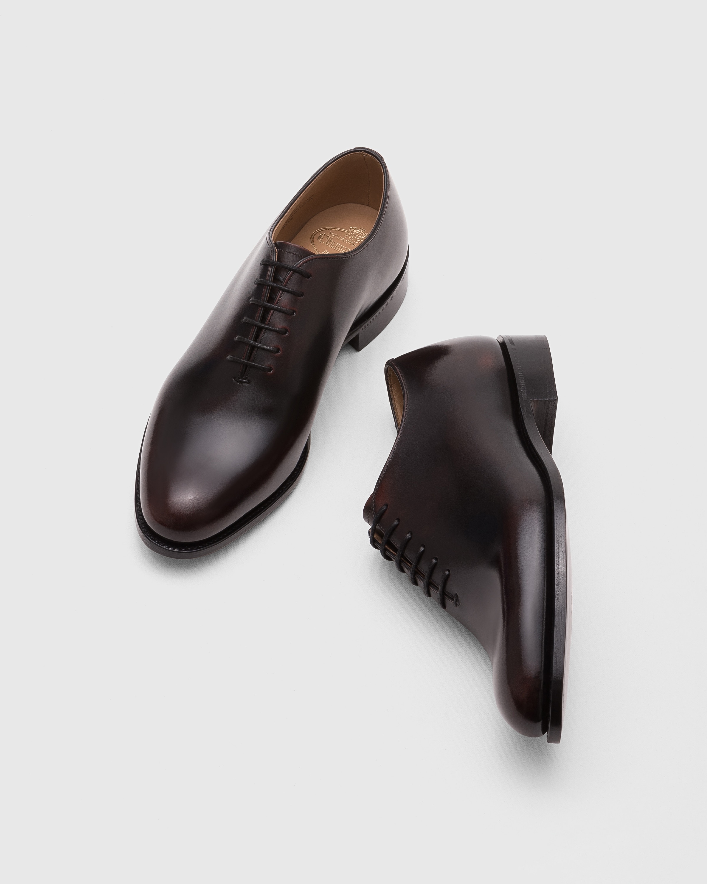 Royal Calf Leather Whole Cut Oxford - 2