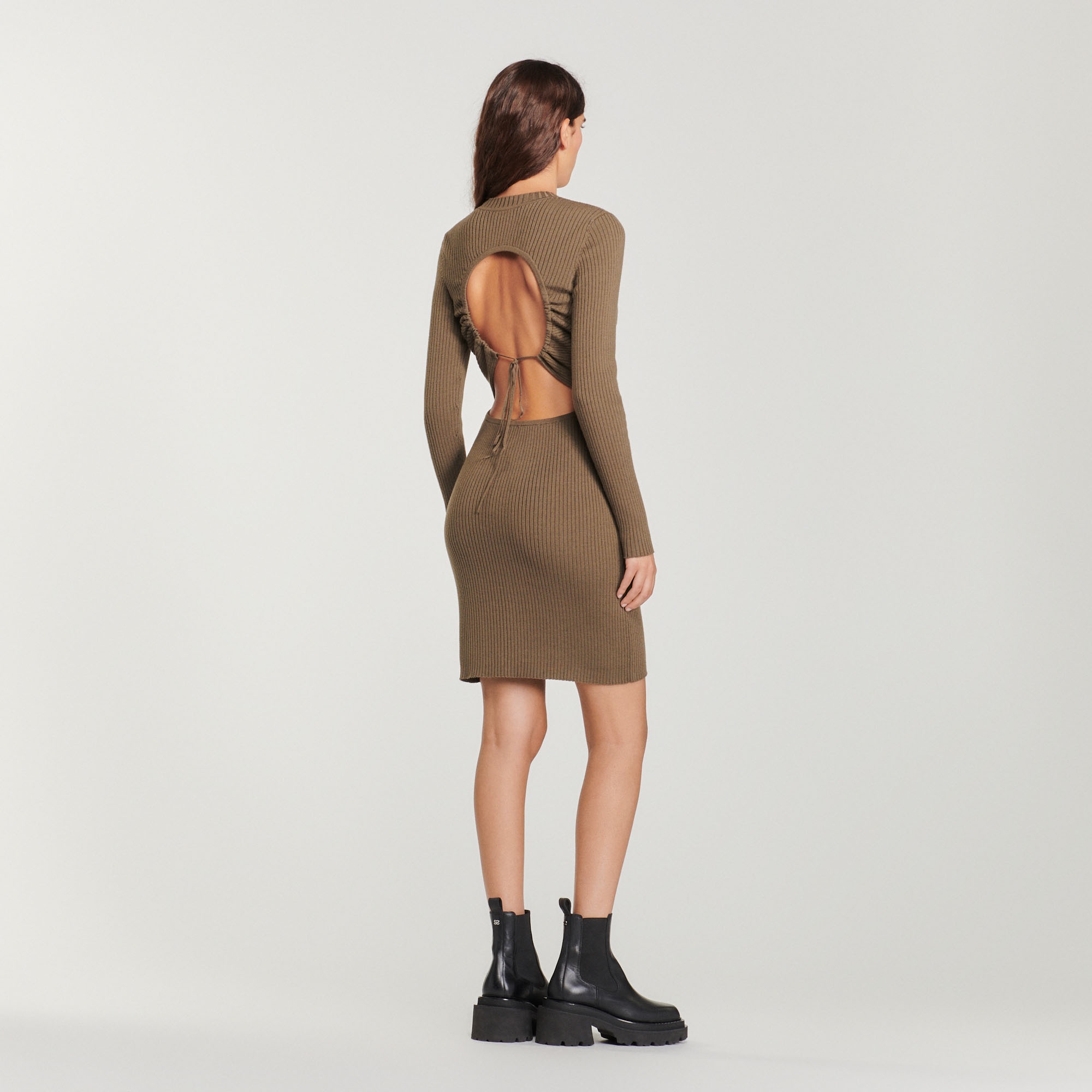 Ribbed knit dress - 6