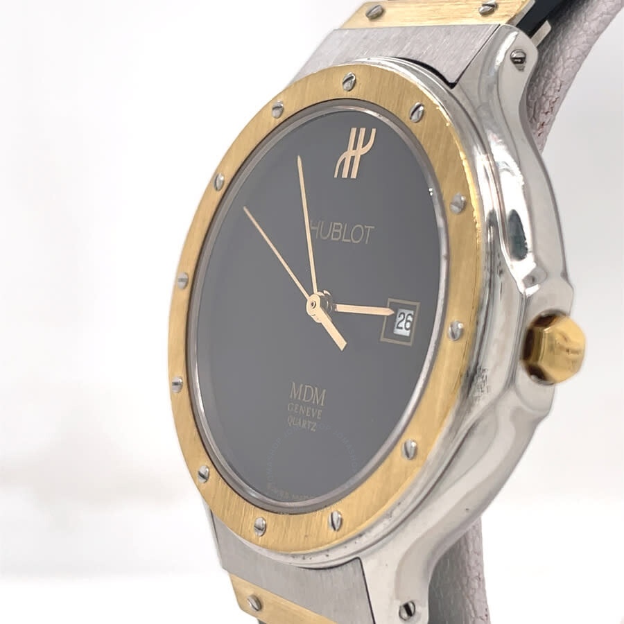 Pre-owned Hublot Classic MDM Black Dial Ladies Watch 1401.2 - 4