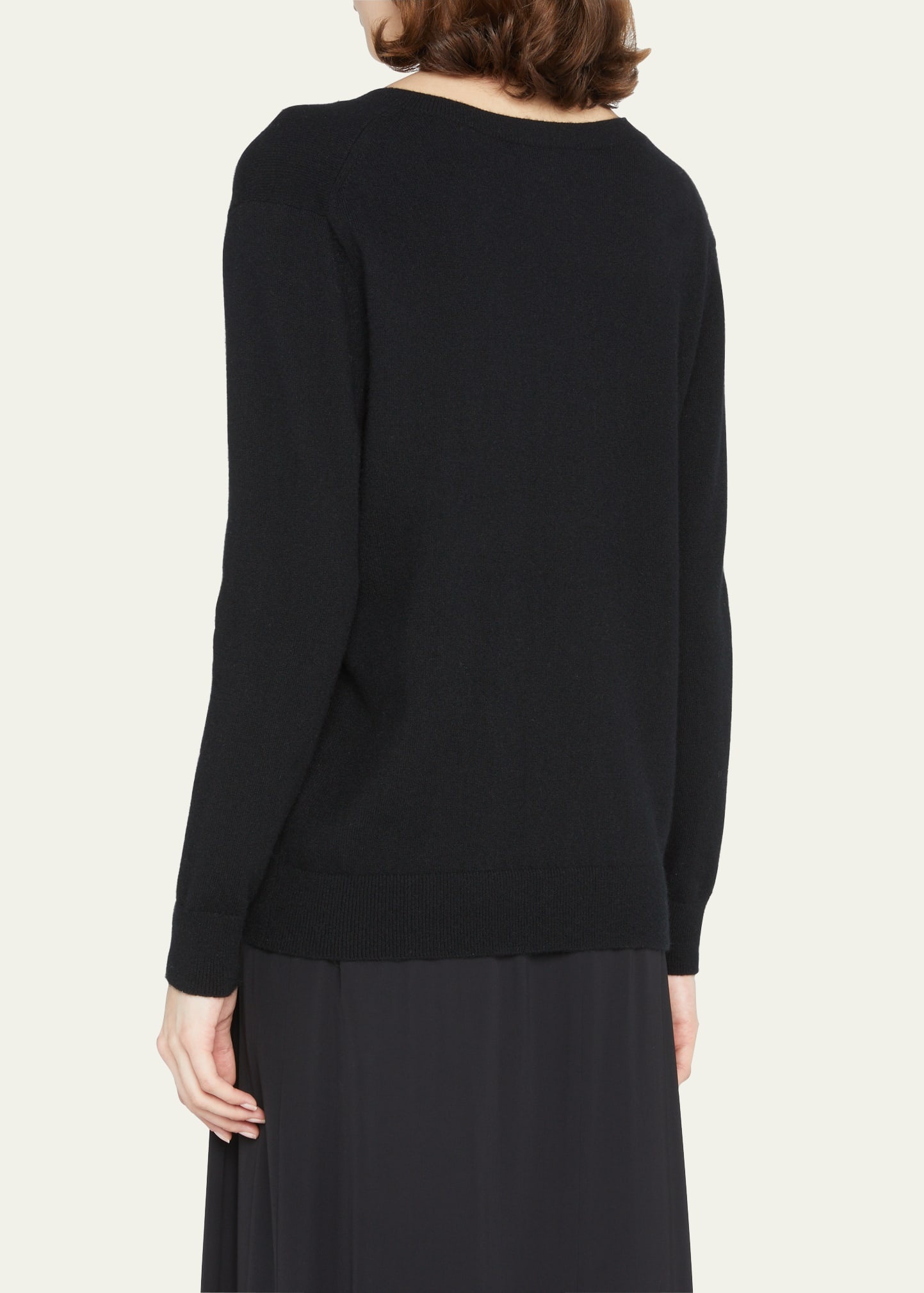 Weekend V-Neck Cashmere Pullover Sweater - 3