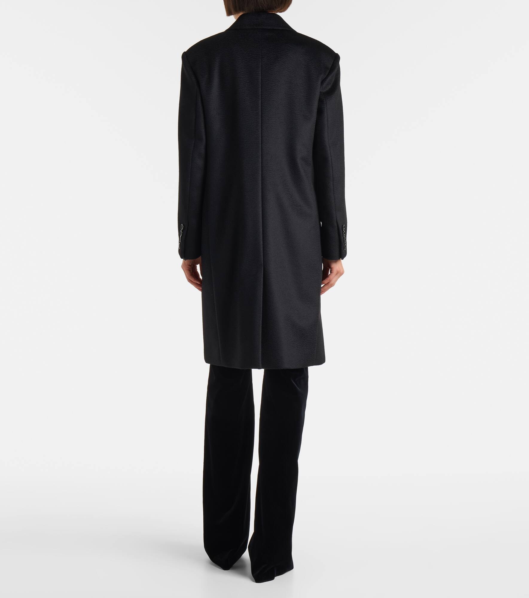 Cosa double-breasted camel hair coat - 3