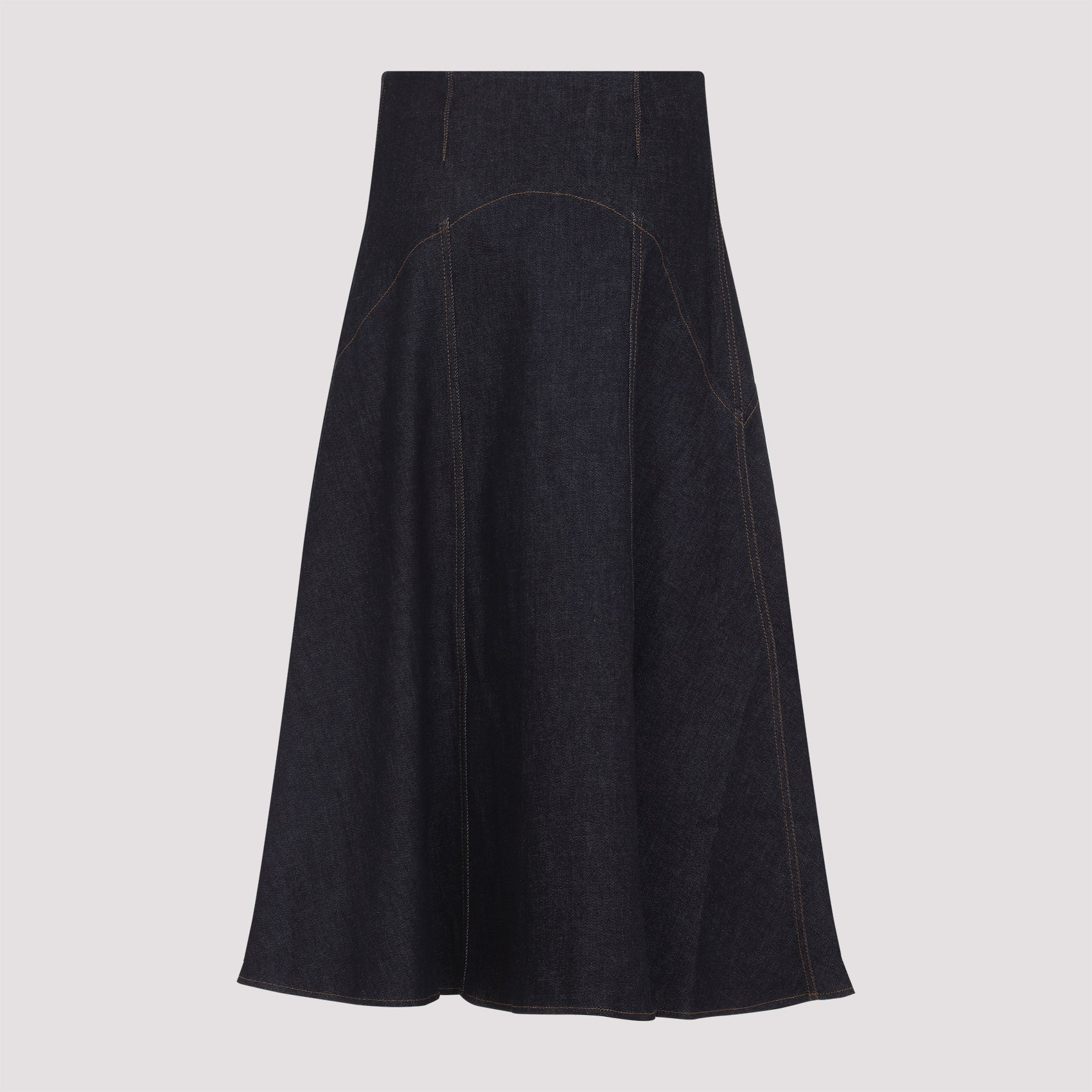 Jacquemus Triangle De-Nimes Midi Skirt Women - 2