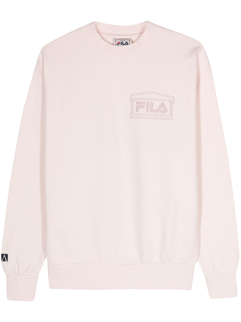 logo-print cotton sweatshirt 1