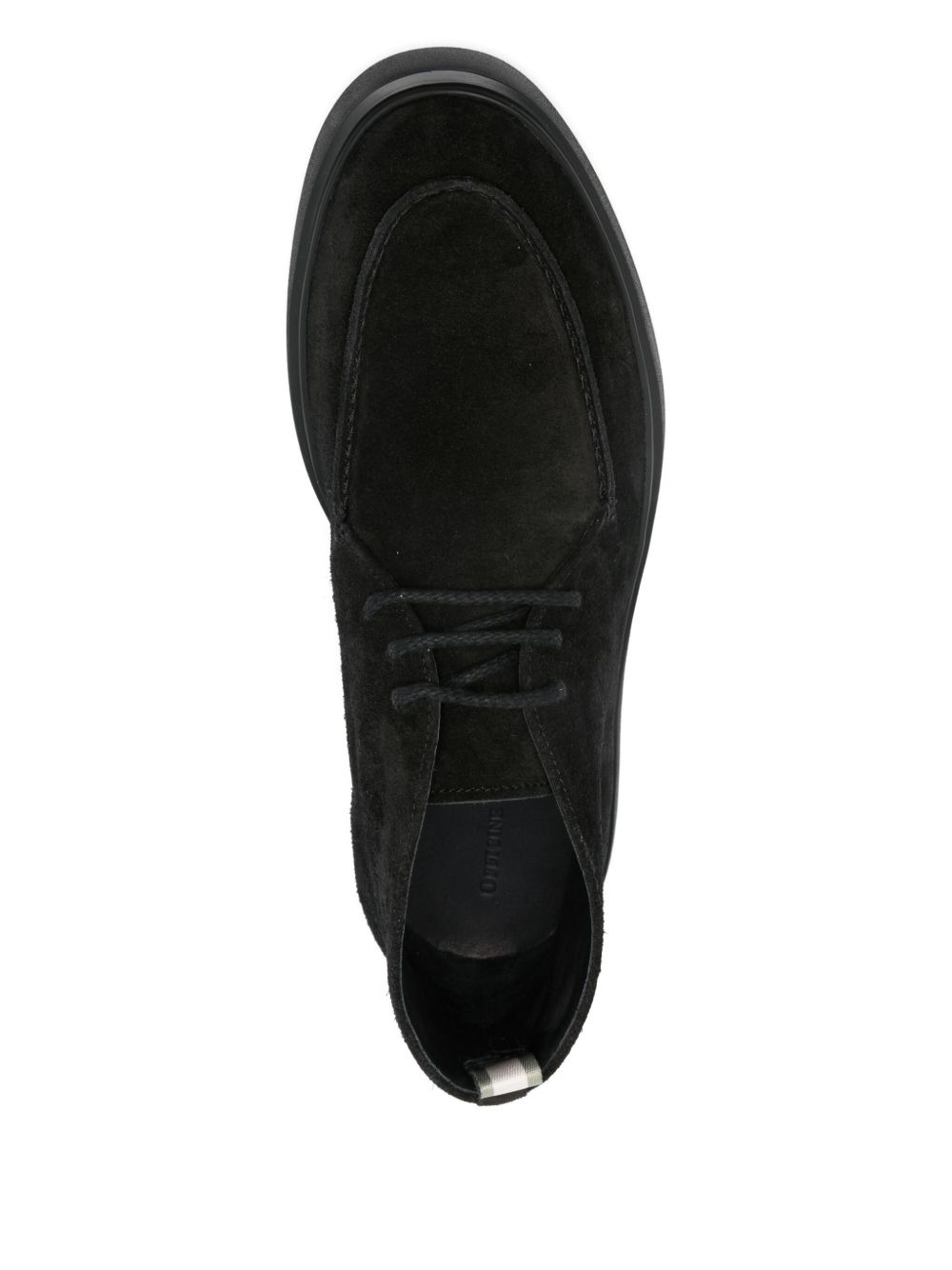 suede lace-up boots - 4