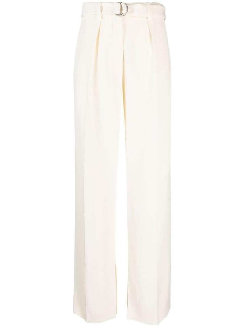 belted wide-leg trousers 1