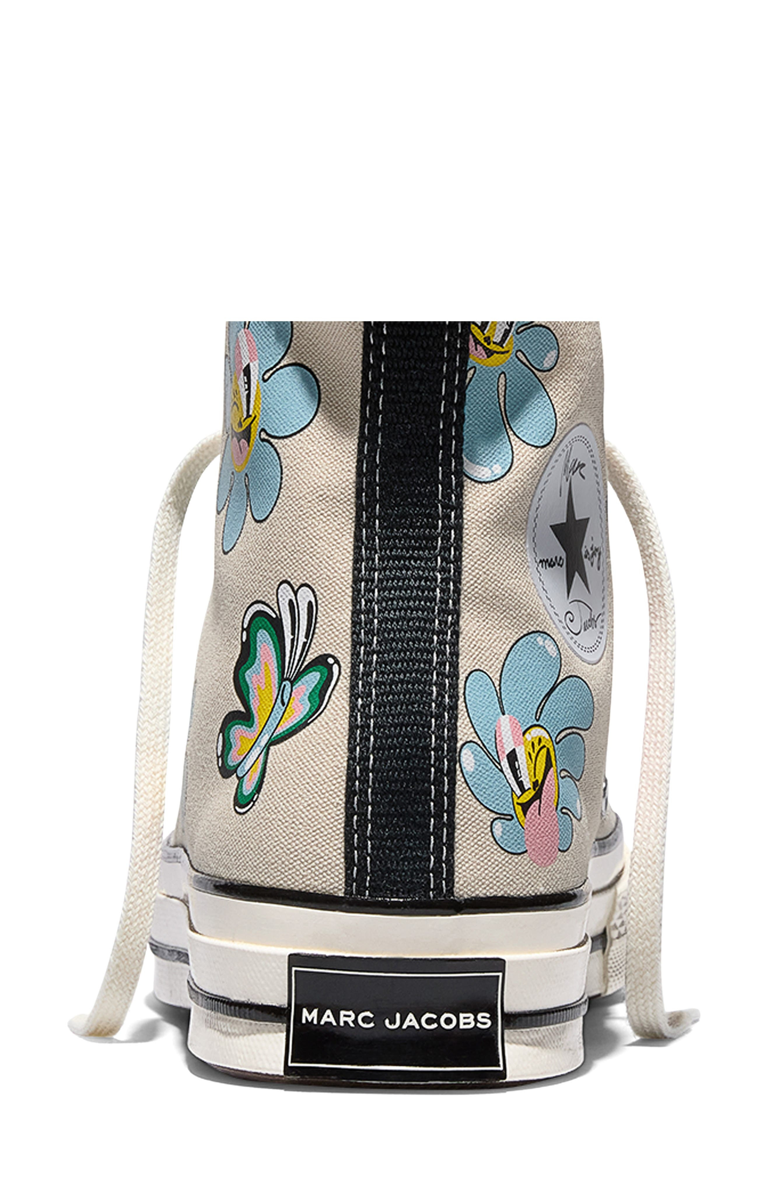 Converse x Marc Jacobs Gender Inclusive Chuck Taylor® All Star® Canvas High Top Sneaker in Natural I - 7