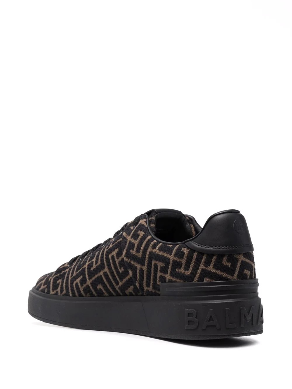 monogram jacquard B-Court sneakers - 3