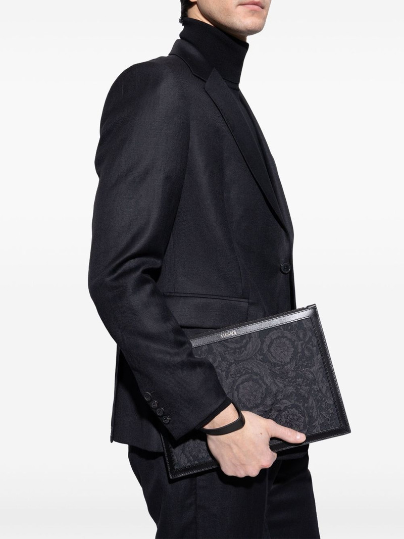 VERSACE Barocco-jacquard clutch bag outlook