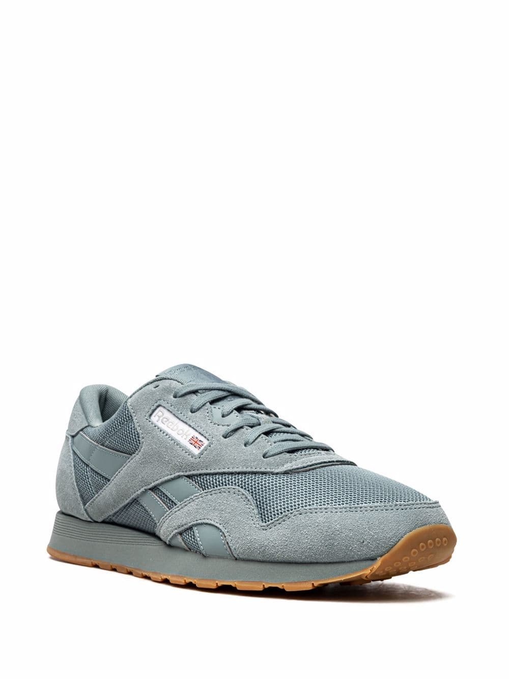 panelled low-top sneakers - 2