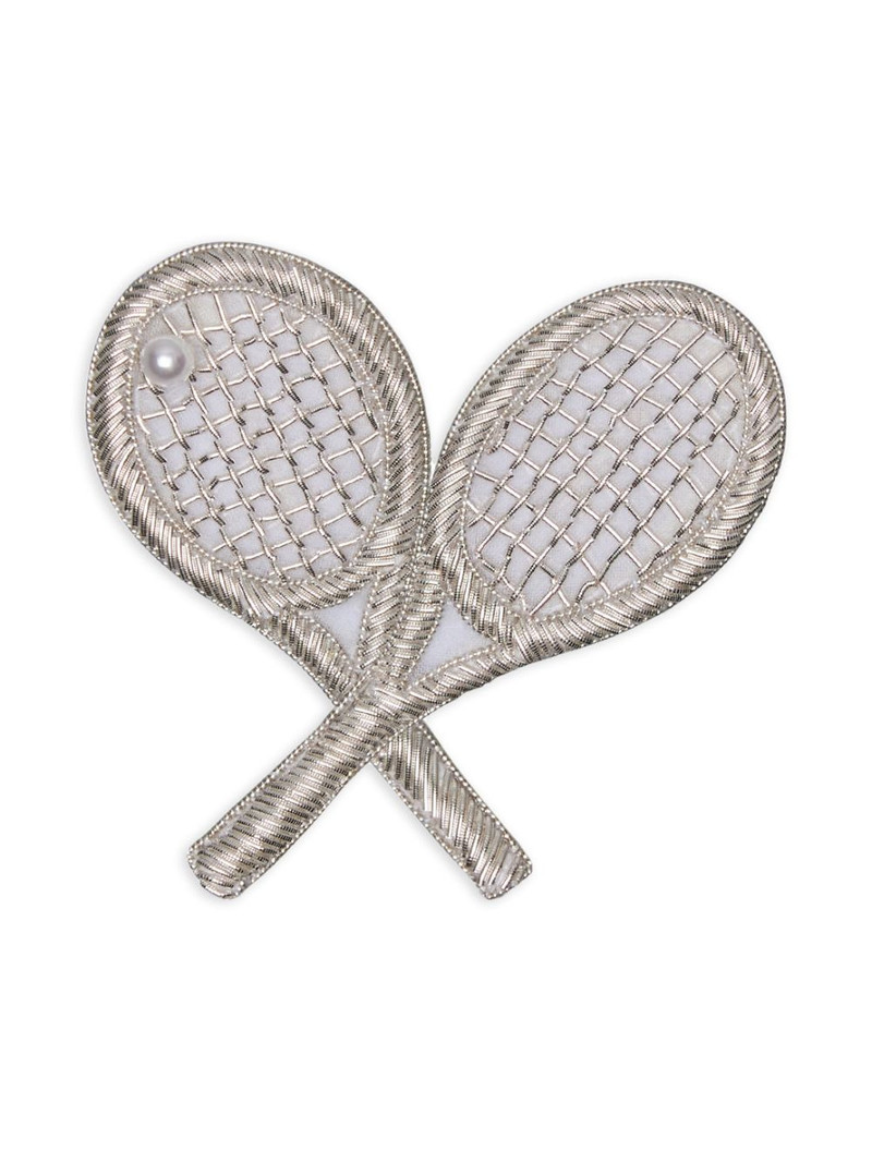 tennis-racket brooch 1
