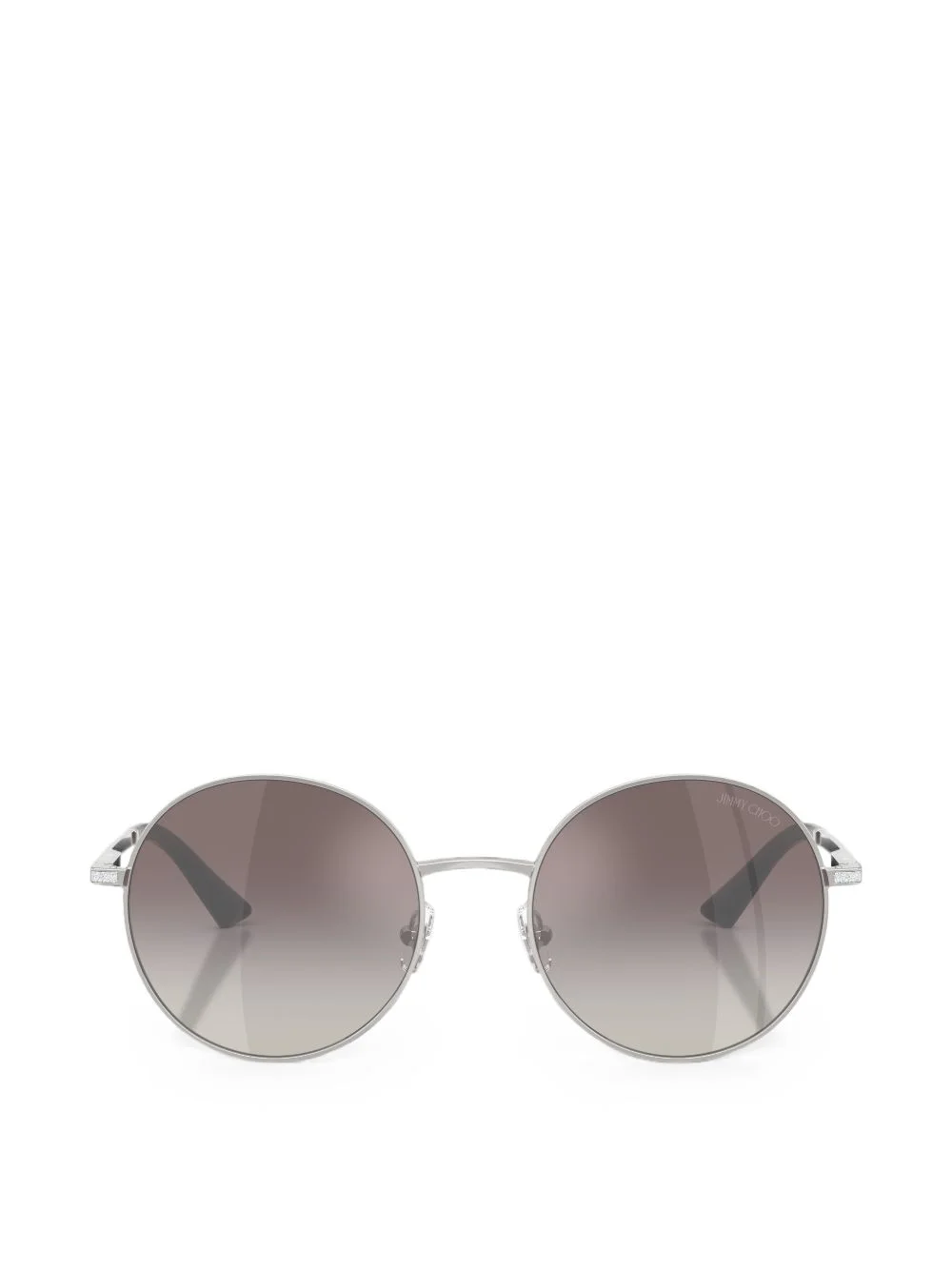 glitter-detail round-frame sunglasses - 1